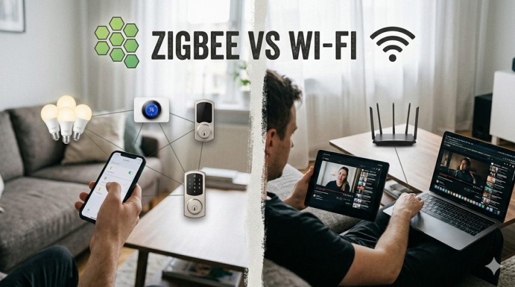 Zigbee vs Wi-Fi