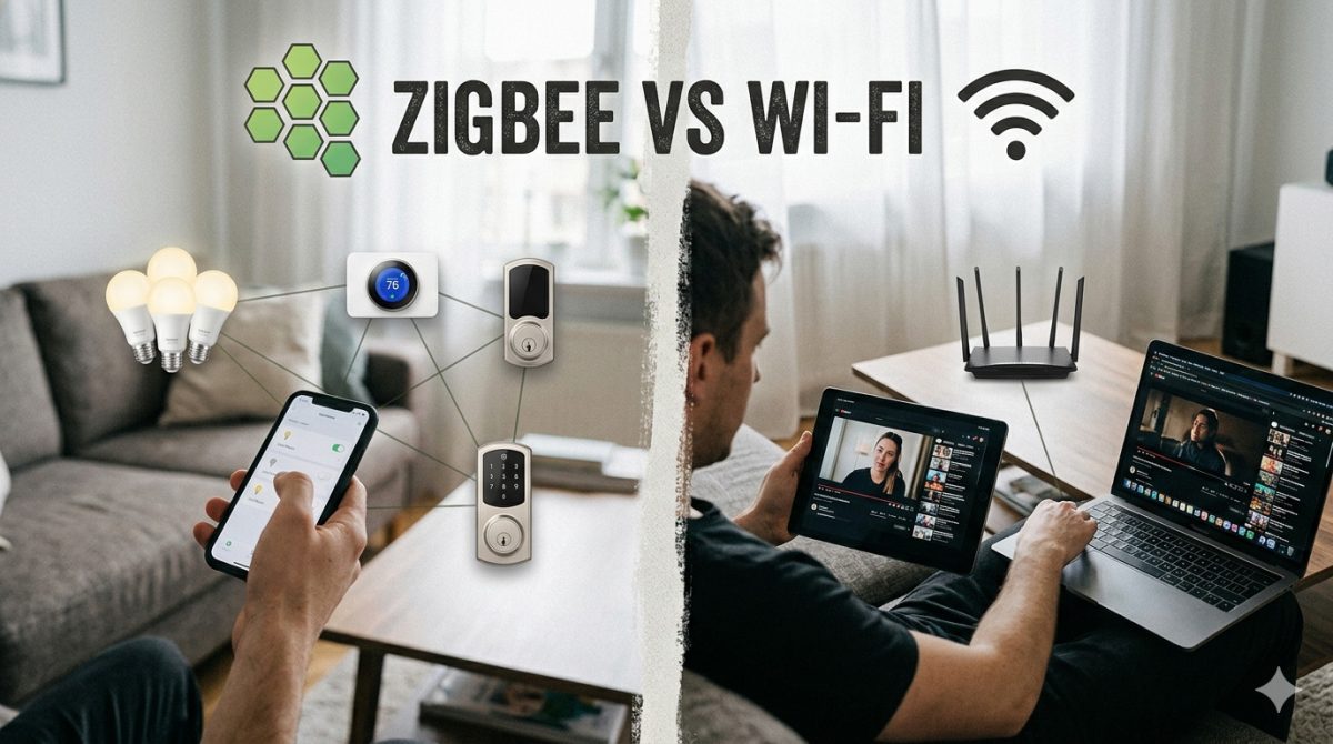 Zigbee vs Wi-Fi