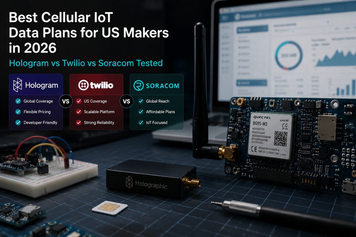 Best Cellular IoT Data Plans for US Makers in 2026